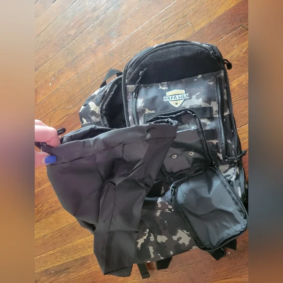 Papa Lils Tactical Diaper Bag Backpack Camo Dad Bag Changing Pad Organizer - Picture 8 of 8